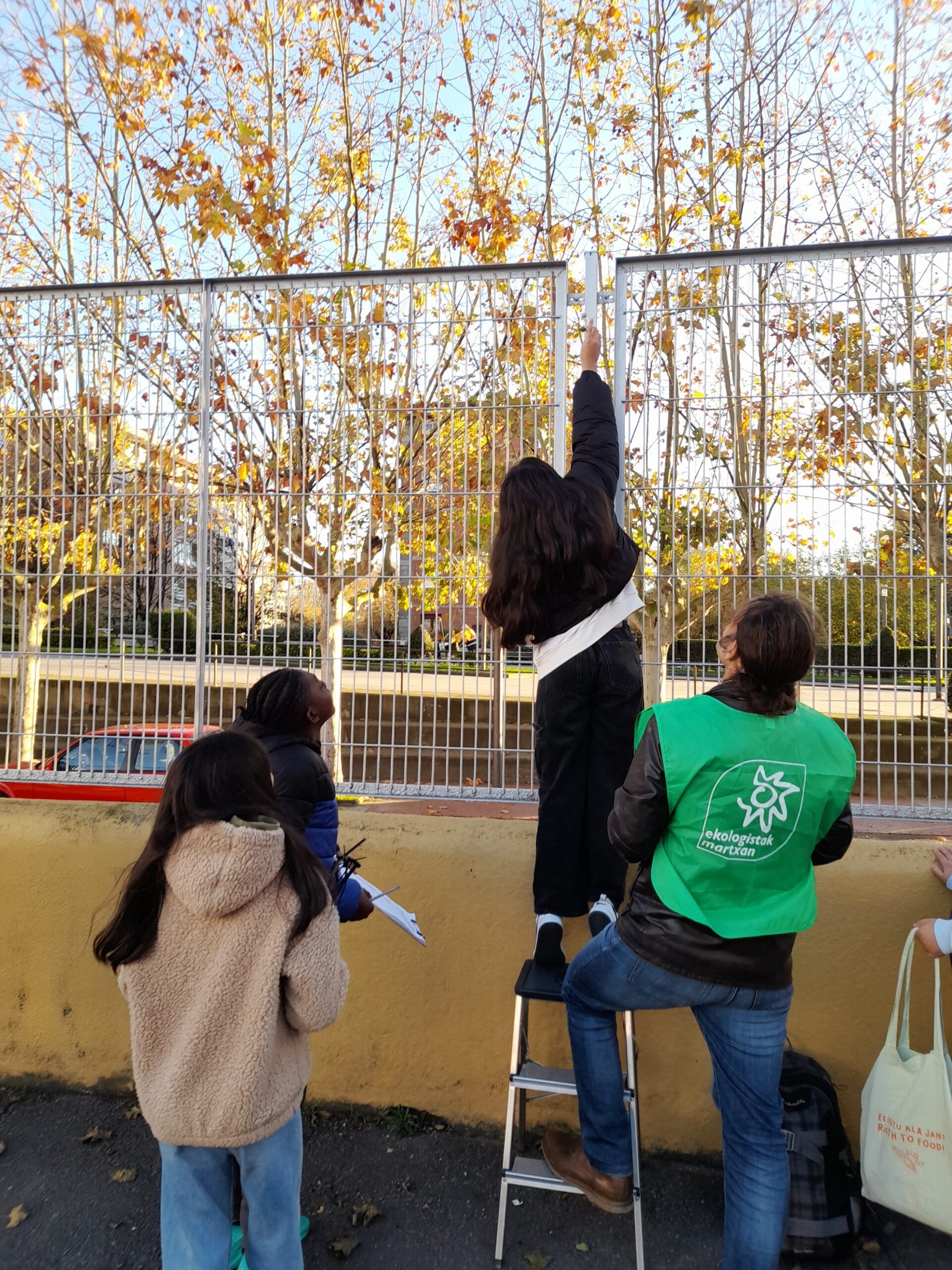 Barakaldo mide la calidad del aire en los entornos escolares